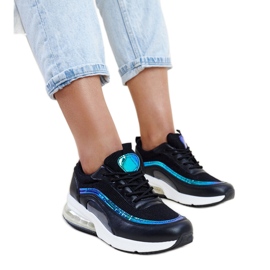 Baskets noires avec hologramme Jelek le noir Baskets noires avec hologramme Jelek le noir
