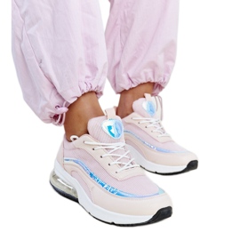Baskets roses avec hologramme Jelek