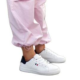 Baskets en éco-cuir Gioya blanches Baskets en éco-cuir Gioya blanches