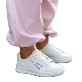 Baskets en éco-cuir Brecht blanches Baskets en éco-cuir Brecht blanches
