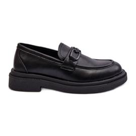 Mocassins Cuir Femme Noir Keelana