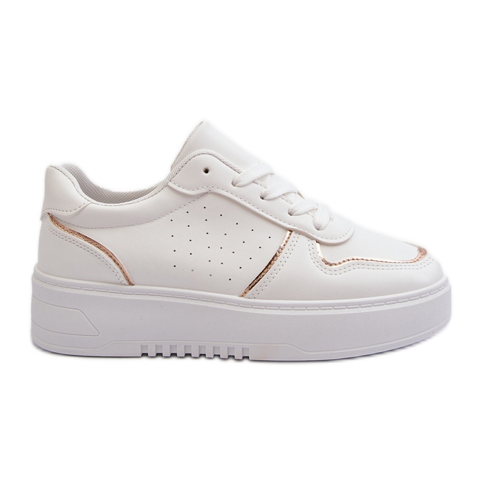 Baskets Plateforme Femme Blanc Tessama blanche
