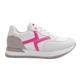 Baskets à plateforme pour femmes INBLU IN000362 Blanc