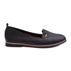 Mocassins Plats Femme Noir Enzla le noir