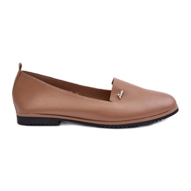 Mocassins Plats Femme Marron Enzla brun