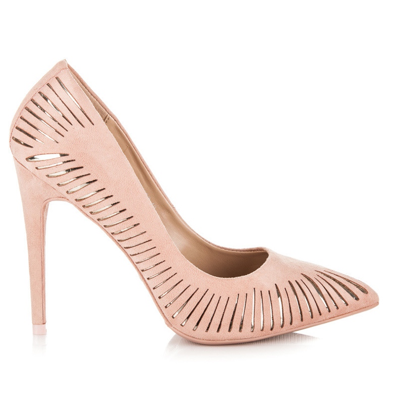 Seastar Escarpins en daim brillant rose