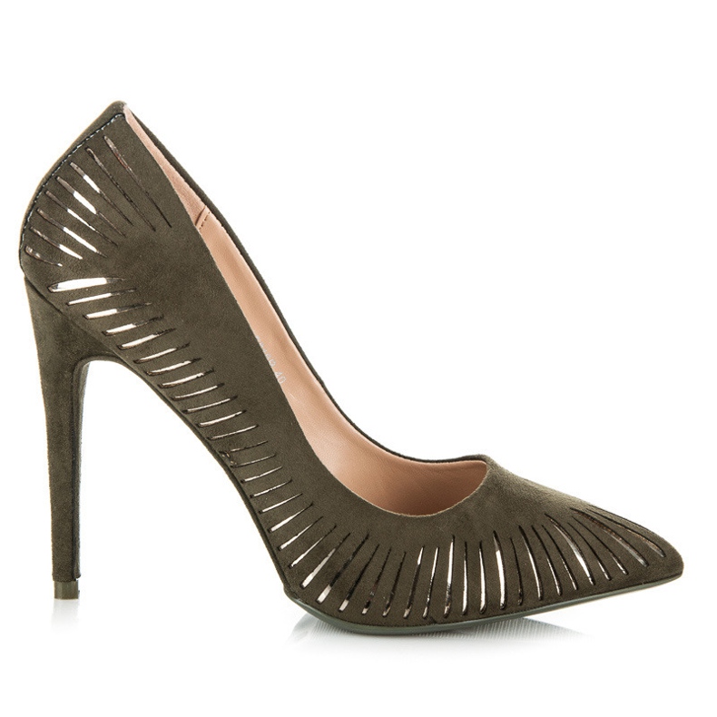 Seastar Escarpins en daim brillant vert