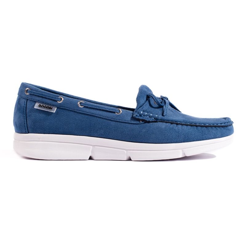 Goodin Mocassins femme bleus confortables Goodin Mocassins femme bleus confortables