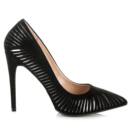 Seastar Escarpins en daim brillant le noir