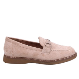 Mocassins femme Vaux Kaki beige