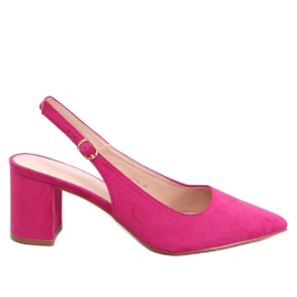 Escarpins à talon ouvert Soheil Fuchsia rose
