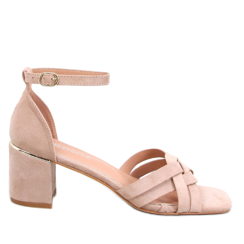 Sandales à talons femme Sabines Kaki beige Sandales à talons femme Sabines Kaki beige