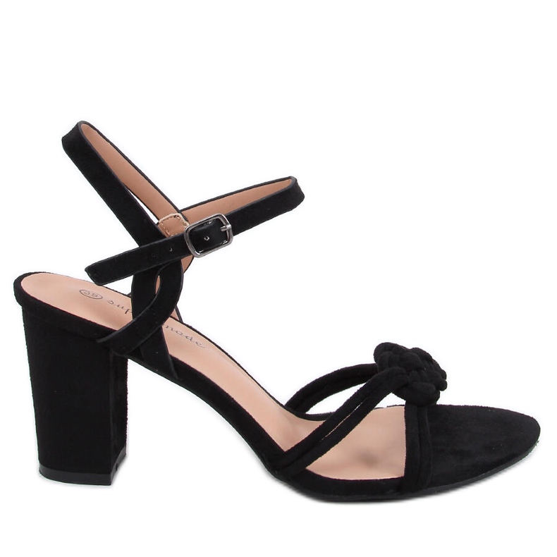 Hally Sandales à talons hauts noires le noir