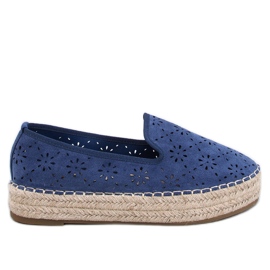 Espadrilles ajourées Rigois Bleu
