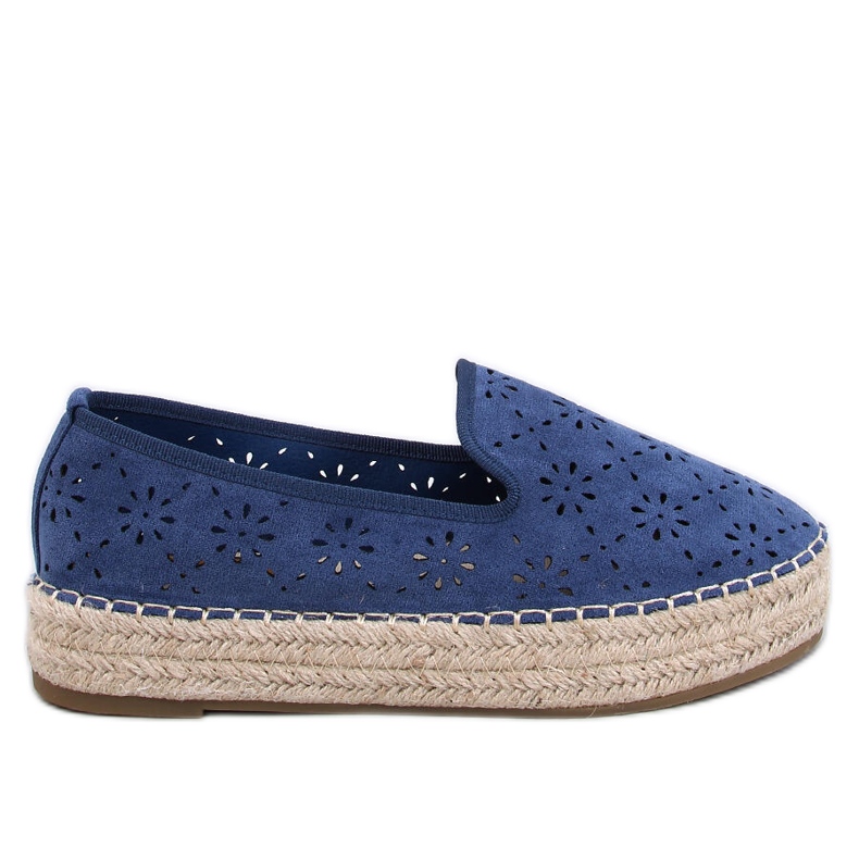 Espadrilles ajourées Rigois Bleu