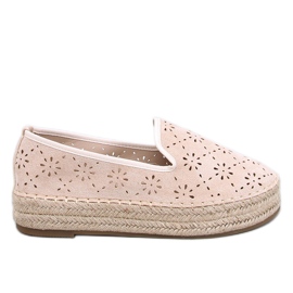 Rigois Espadrilles ajourées beiges