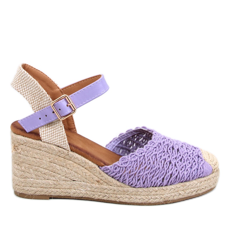 Morelli LT.PURPLE sandales compensées espadrilles violet