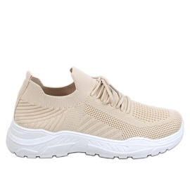 Jaussa Chaussures de sport chaussettes beiges