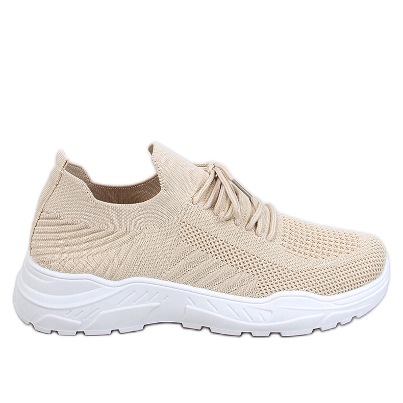 Jaussa Chaussures de sport chaussettes beiges Jaussa Chaussures de sport chaussettes beiges