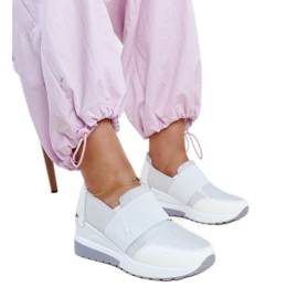 Baskets compensées Kallay blanches