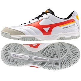 Mizuno Morelia Sala Classique Dans Q1GA240291 chaussures de football blanche