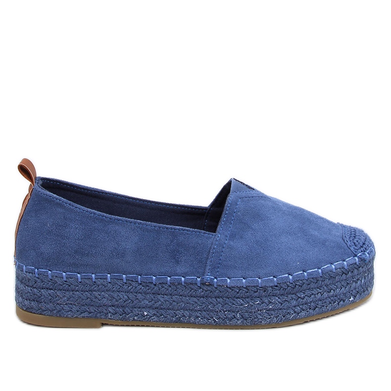 Poulain Espadrilles bleues à semelle épaisse
