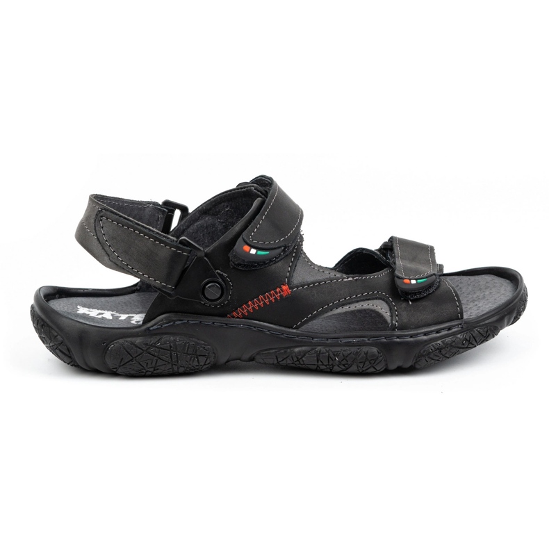 Mateos Sandales en cuir pour hommes pour le conducteur 362MA noir le noir