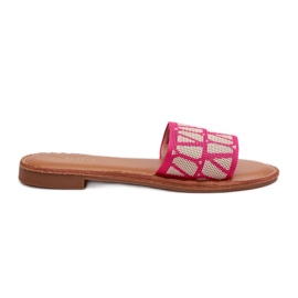 Tongs Plates Femme Fuchsia Traivea rose
