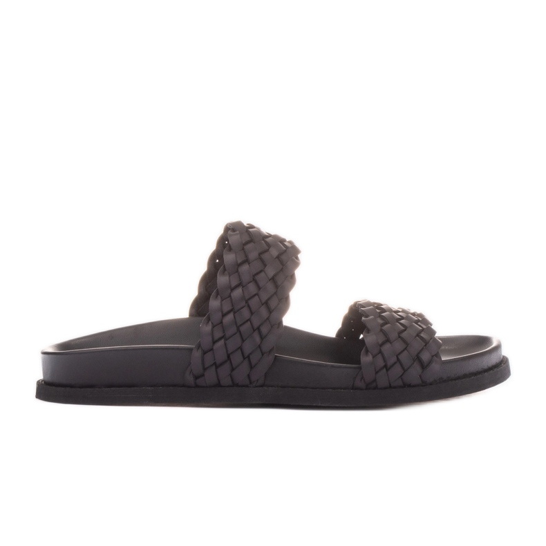 Marco Shoes Tongs Scanno le noir