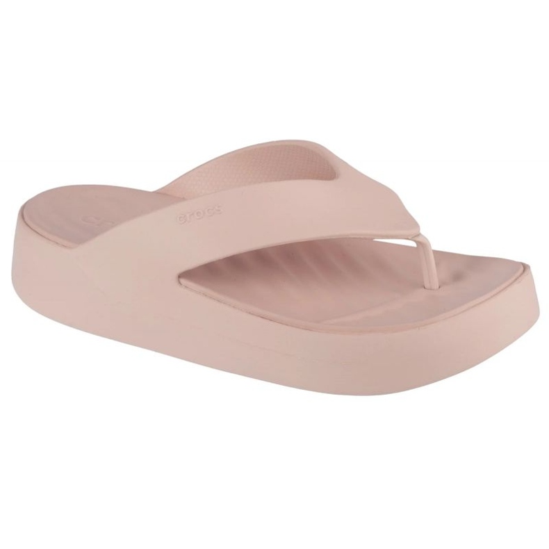 Tongs Crocs Getaway Platform Flip 209410-6UR beige
