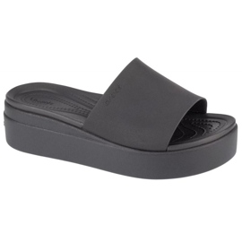 Tongs Crocs Brooklyn Platform Slide 208728-001 le noir