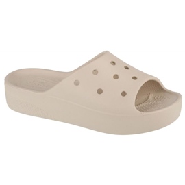 Tongs Crocs Classic Platform Slide 208180-2Y2 beige