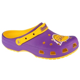 Tongs Crocs Classic Nba La Lakers Clog 208650-75Y violet Tongs Crocs Classic Nba La Lakers Clog 208650-75Y violet