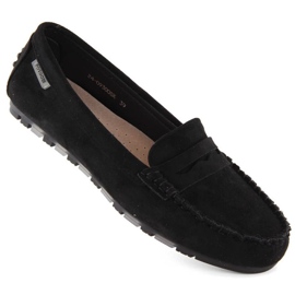 Mocassins en daim Potocki W WOL240A, noir le noir