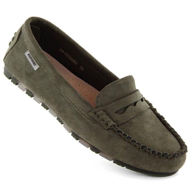 Filippo Mocassins Potocki W WOL240C en daim kaki vert