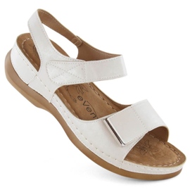 Sandales confortables eVento W EVE223F, argent