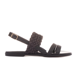 Marco Shoes Sandales Lecce le noir