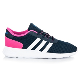 Adidas lite racer w blanche rose bleu marin