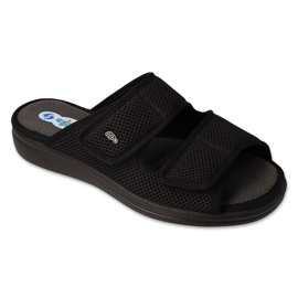 Slippers pour hommes de Befado PU 083M001 noir