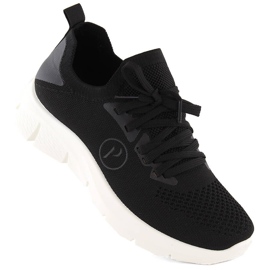 Chaussures de sport femme noires Potocki BK01303