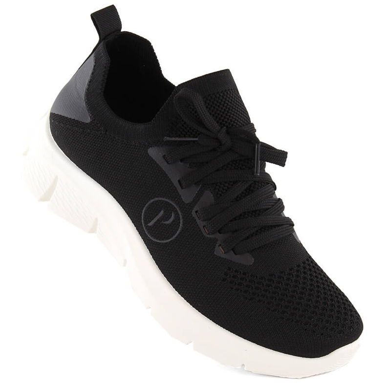 Chaussures de sport femme noires Potocki BK01303 le noir