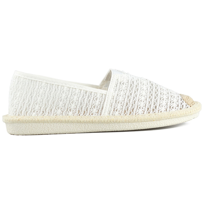 Espadrilles en maille blanche, espadrilles aérées pour femmes