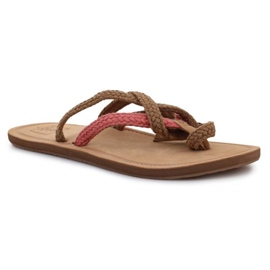 Reef Les sandales féminines tongs les tongs récif gitans enveloppe wrf-0a2u1n marron brun