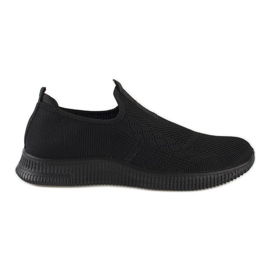 Chaussures de sport à enfiler pour femmes noires le noir