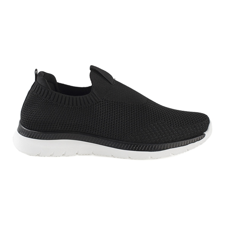 Chaussures de sport à enfiler noires le noir