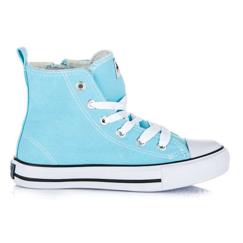 American Club Baskets hautes pour enfants bleu