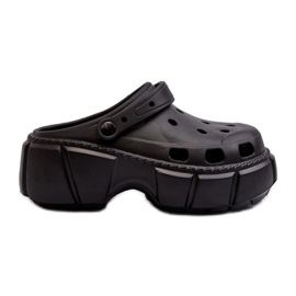 Tongs Femme En Mousse Sur Semelle Massive, Noir Witima