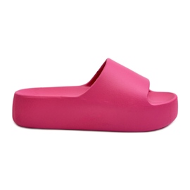 Tongs pour femmes à semelle épaisse Fuchsia Oreithano rose