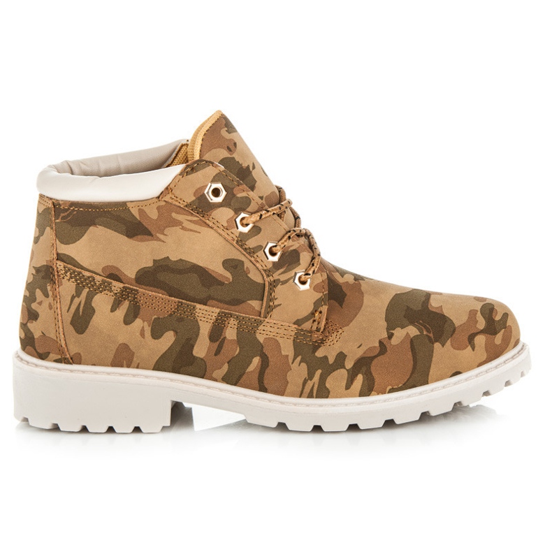 Ideal Shoes Trappeur de cheville basse multicolore