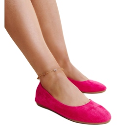 Ballerines roses en éco-daim Jala
